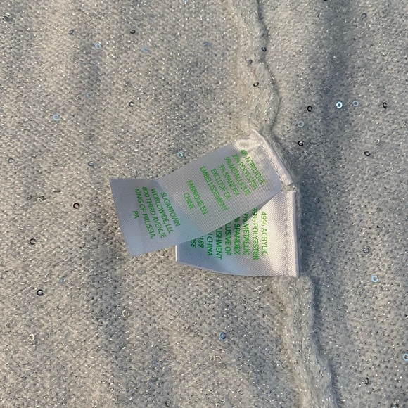 Lilly Pulitzer Shimmer Fringe Open Cardigan Sweater Size Small - Picture 6 of 9